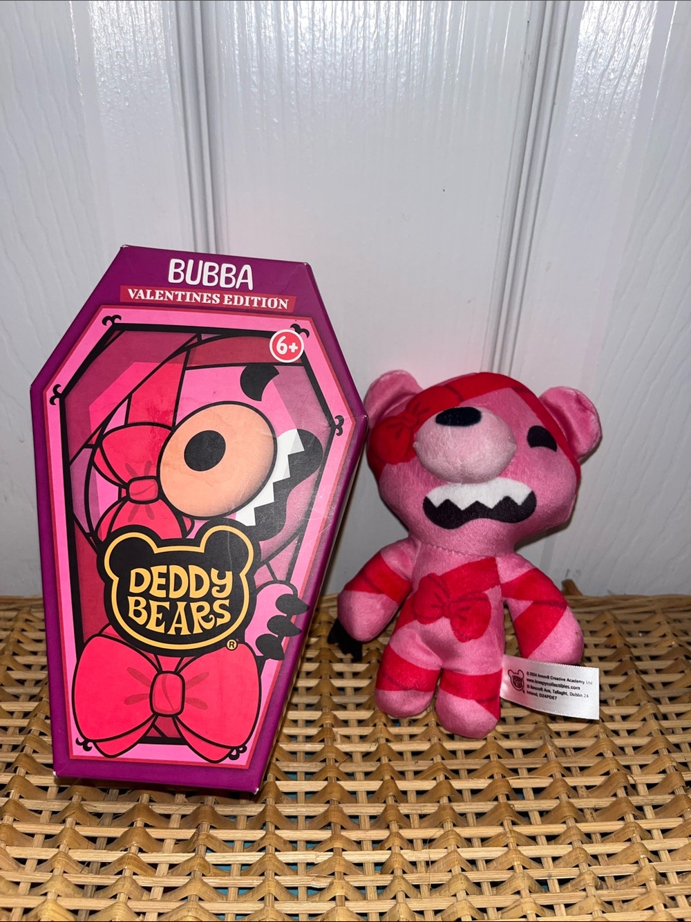 DEDDY BEARS Bubba 2024 Valentines edition mini plush with box